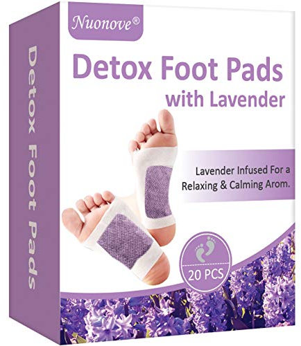 Cerotti Detox Patch per Piedi, Lavanda, Accellera Metabolismo, Migliorano la Circolazione, Migliorare la Qualità del Sonno, 20 pc