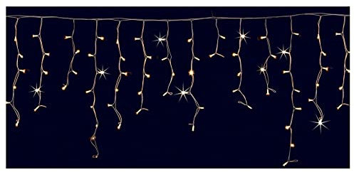 Holyart Tenda sfalsata Luminosa 180 Maxi LED Bianco Caldo h 1 Metro EST INT