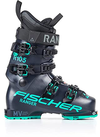 Fischer Herren Ranger 105 GripWalk Dyn Alpine Freeride All Mountain Multi Performance MV Skischuhe, Dunkelgrau/Dunkelgrau, 25.5
