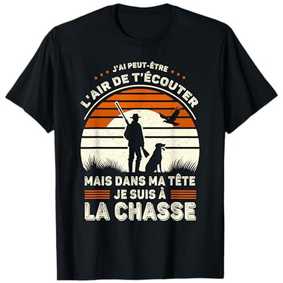 Drôle & Humour de Chasseur - 'Dans Ma Tête À La Chasse T-Shirt