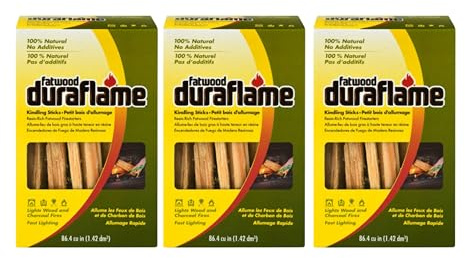 Duraflame Fatwood Firelighters, 86.4 cu in (3 Pack)