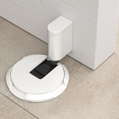 Magnetischer Bodentürstopper mit verstellbarem Verriegelungssystem, entworfen für einfache Installation und zuverlässige Leistung in Wohnungen und gewerblichen Räumen (grau)