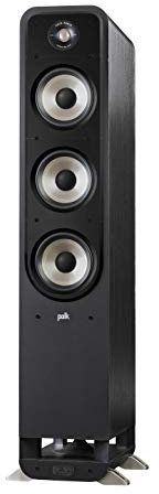 Polk Audio Signature S60E stående högtalare, HiFi-högtalare för musik och hemmabioljud, passiv helrange-högtalare, 20–300 watt, 8 ohm, High Res, 36 Hz – 40 kHz (styck)
