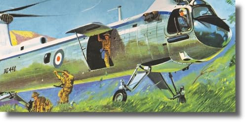 Airfix Vintage Classics Set - A03002V Bristol 192 Belvedere Model Building Kit - Plastic Aircraft Kits for Adults & Children 8+, Set Includes Sprues and Decals - 1:72 Scale