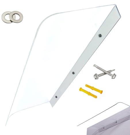 Auvent de fenêtre – Auvent de porte d'entrée extérieure, couverture de fenêtre de terrasse | Abri solaire pour porte d'entrée extérieure, terrasse, protection contre la pluie, pare-soleil de fenêtre