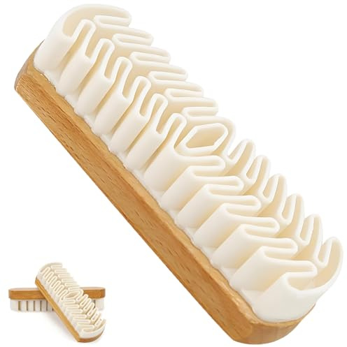 Shoe Brush Set, Rubber Shoe Brush and Suede Brush Cleaner with Suede Eraser, Magic Rubber Shoe Brush for Cleaning Shoes, Bags, Jackets, and Furniture (1PC)