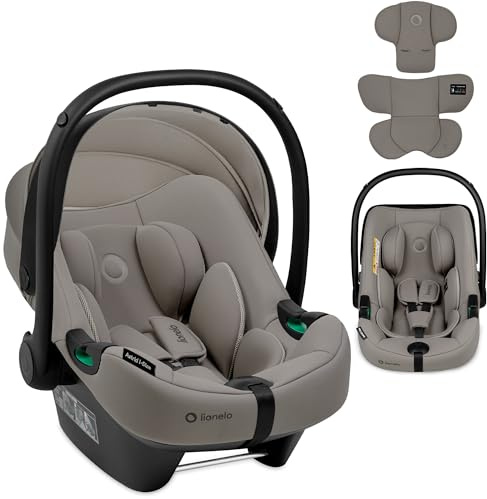 LIONELO Astrid i-Size Babyskydd (40–87 cm), Grupp 0+ RWF Bilbarnstol | 3-Punktssele, Justerbart Huvudstöd med Memory Foam, SideProtect, ISOFIX-Kompatibel, R129