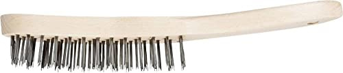 PFERD TOOLS Handbürste HBU | 4reihig Stahl-Draht-ø 0,35 | 43698004 – universell einsetzbar