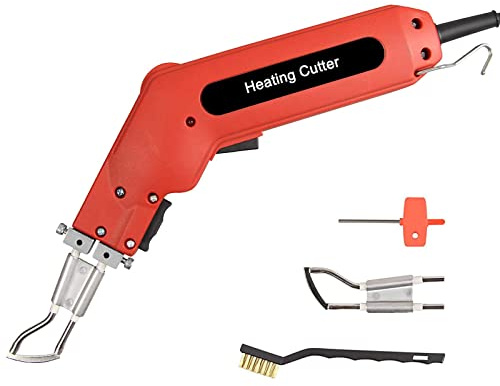 DOMINOX Kit de cutter électrique pour voile - Outil de coupe de corde - Outil de coupe pour ceinture de découpe, sangle, fibre, tissu, corde en nylon, caoutchouc, tapis, polystyrène (100 W, 220 V)