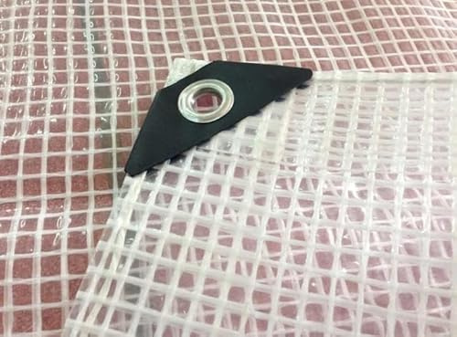 Tarpaulin Sheet Cover Clear Transparent Waterproof Ground Camping Multipurpose Furniture (1m x 1m)