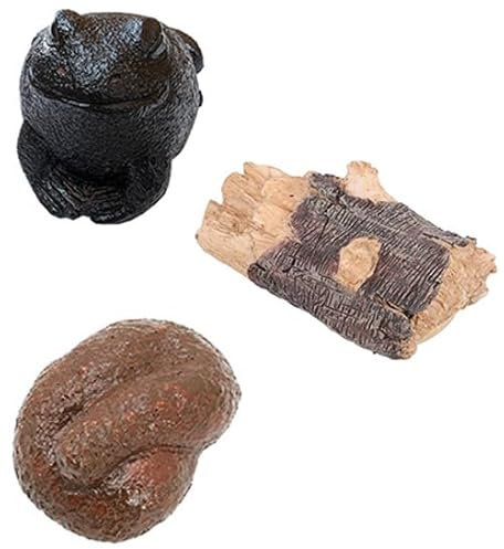 geo-Versand3 x geocaching gömställen paket loggbok geocache set nyckelgömställe falsk hundhög AST groda nyckelsten