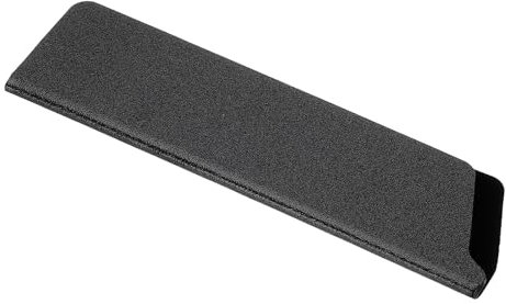PATIKIL Manicotti Copricoltello in Abs per Coltello Cucina 6, Protezione Bordo Coltelli, Protezione Lama, Guaina Universale per Cucina Domestica, Nero