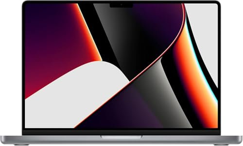 2021 Apple MacBook Pro mit M1 Max 24-Core GPU (14-Zoll, 16GB RAM, 1TB SSD) (QWERTZ German) Space Grau (Generalüberholt)