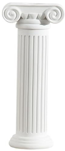 HANABASS Roman Pillar Flower Holder and Artistic Roman Column Statue for Weddings and Home Decor, Resin Floral Centrepiece Vase Creative Sculptural Design for Decorative Pillars and Wedding Supplies
