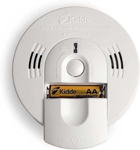 Kidde Hardwired Smoke & Carbon Monoxide Detector, Battery Backup, Interconnectable, LED Warning Light Indicators, 4 Pack