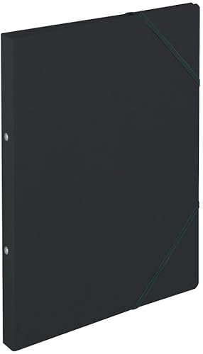 herlitz Ringhefter Quality, A4, 2 Ring-Mechanik, Rückenbreite 25 mm, 5 Stück (schwarz)