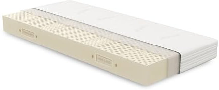 Latexmatratze 100x200 - Domi - H2 - RG60-7 Zonen - 18 cm - Mittelweich - Matratze 100x200