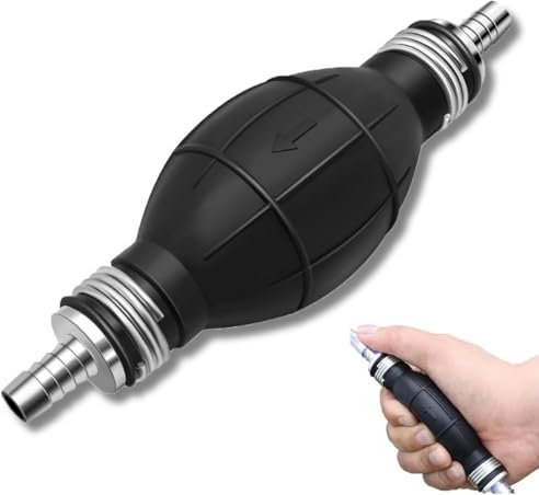 Pompa per Estrazione Manuale Carburante Da 8 Mm, Pompa Di Benzina Manuale per Il Trasferimento Di Gas Combustibile Diesel Acqua Liquida