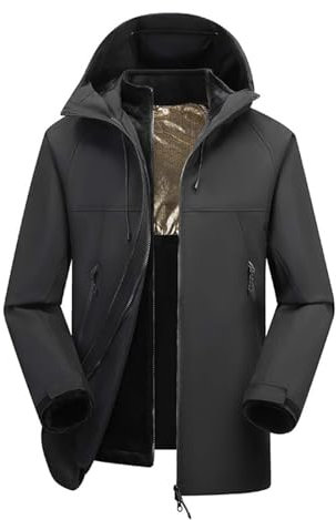 CXKOLD Cappotto Uomo Corto Taglie Forti Giubbotto Moto Pelle Bianco Giubbotto in Pelle Uomo Moto Giacca Neve Uomo Bianca Gilet riscaldato Uomo Giubbotto Termico Giubbotto antitaglio Giacca Antivento