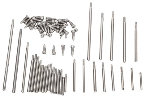 JTLB Piezas de Reparación de Instrumentos de Fagot, Tornillo de Reparación de Fagot y Kit de Bloques, Accesorios de Fagot de Acero para Herramientas, Instrumento de Viento con