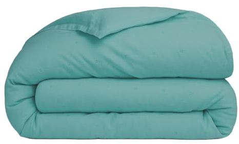 Home Tresor Trapuntino Matrimoniale Primaverile Estivo Copriletto Trapuntato Imbottito Autunnale Mezza Stagione Super Soffice Quilt Trapunta Leggera Certificato OEKO-TEX 2 Piazze mod. SOFT - Ottanio