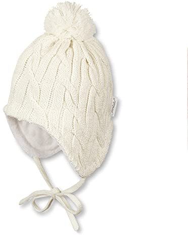 Sterntaler Baby Mädchen Strickmütze Mütze, Beige, 43