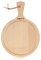 Boska Servierbrett Rund Amigo M/für das Präsentieren von Käse und Snacks / 23,4 cm/Holz/Braun / 335 x 235 x 17 mm