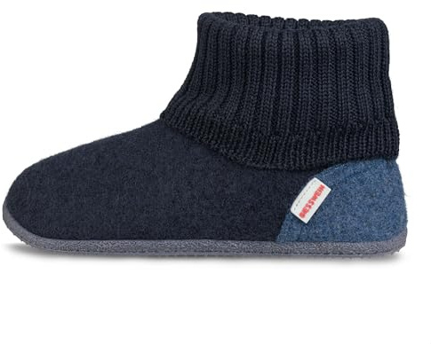 Giesswein Kramsach Kids, Pantofole, Unisex - Bambini e ragazzi, Blu Oceano 588, 34 EU