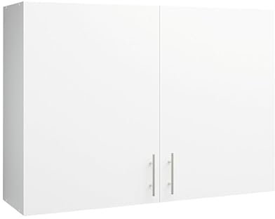 JD Greta Hängeschrank Küche 100cm breit & 31.3cm tief (weiß) - Küchenschrank hängend zur Aufbewahrung mit Türen - Küchen Vorratsschrank & Aufbewahrungsschrank - Kitchen Furniture & Cabinets