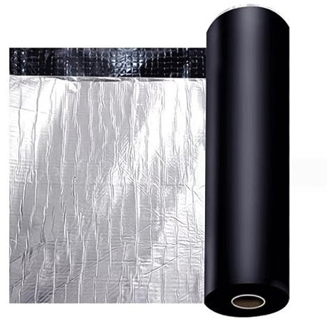 Schuppen Dachpappe Selbstklebend, Gartenhäuser Dachabdichtung Bitumen, Selbstklebende Dachfolie Dachbahn, Dachfolie Aluminium Selbstklebende Folie, für Schuppen, Carports und Mehr (Size : 1x3m)