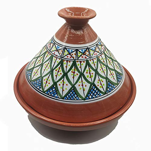 Tajine Terracotta-Topf Ethnischer Teller Marokkanisch Tunesisch XL 32 cm 2910201101