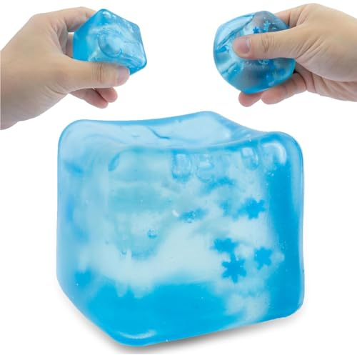 YALiya Palline Antistress da Impastare Giocattoli da Spremere Cubetti di Ghiaccio Versatile Cubo di Ghiaccio Palline Antistress Cubo Giocattolo Antistress Decompressione Ball,per Bambini e Adulti