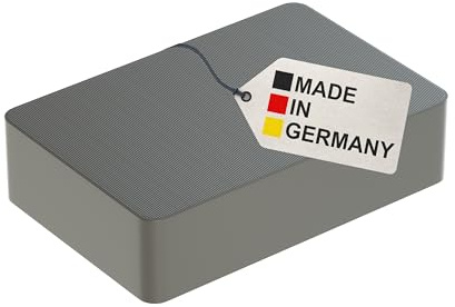 BAUHELD® Universal Underlay Plates 60 x 40 x 15 mm [Pack of 50] – Grey Plastic Underlay Plates [Made in Germany] – Suitable as Spacers, Plastic Plates, Underlay or Glazing Blocks