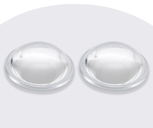 Jeada Diameter 28mm LED Convex Lens Optical Glass Lens Flat-Convex Lens Focusing with Edge for LED Flashlight Lamp (Φ28*H9.5mm*F20mm)