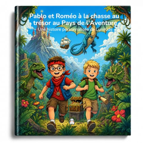 Livre pour Enfants Personnalisé Style Bande Dessinée – Histoire Unique & Illustrations BD Personnalisées | Aventure sur Mesure avec Prénom, Personnage, Thème & Histoire (Couverture souple)