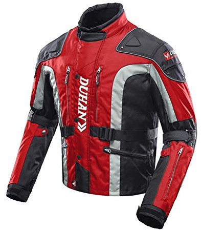 MTTKTTBD Motorrad Jacke Herren Motorradjacke Wasserdicht Winddicht mit Protektoren Protektoren Jacke Roller Biker Touren Damen Schutzjacken Motorradschutzjacke