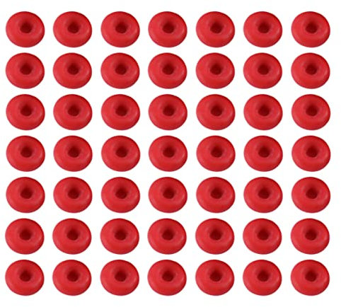 50 Pcs Glue Mouth Protective Cover Caulk Sealer Saver Silicone Nozzles Accessories Red Caulk Saving Cap for Sealing and Preserving