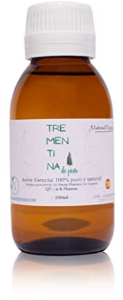 Trementina vegetal 100% pura y natural - Pinus Pinaster de origen español - 100ml