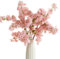 PARTY JOY 6pcs 100cm Rami Fiori Di Ciliegio Finti, Artificiali Di Ciliegio Rami Rosa, Fiori Finti Per Decorazioni, Fiori Di Seta, Decorazioni Primavera Per Casa Vaso Bouquet Da Sposa Partito