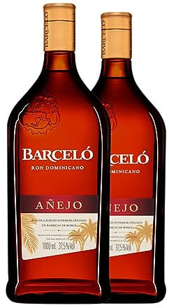 Ron Barceló Añejo Botella Misil 1 L (Caja de 2 Botella Misil de 1 L)