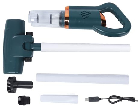 Zerodis Cordless Stick Vacuum Cleaner 8500Pa Suction Power 120W Handheld Vacuum Cleaner with 600ml Dusts Cup, Lithium Battery 2000mAh Included (Green)