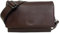 Corno d´Oro Handmade Handtasche Damen Mittelgroß aus Leder I Premium Crossbody Bag mit vielen Fächern und breitem Schultergurt I Ledertasche Braun Elegant Kimberly