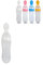 Cuchara Dispensadora de Comida de Silicona, Haofy 90 ml Bebe Biberón con Cuchara, Biberón de Alimentación A Prueba de Fugas para Infantil Bebés y Niños Pequeños Alimentador,