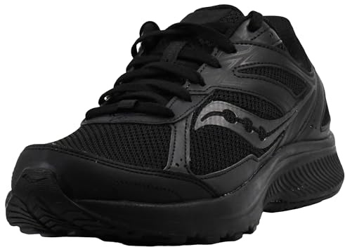 Saucony Men's Cohesion 14 trail Running Shoe, Black 10.5 Wide, US