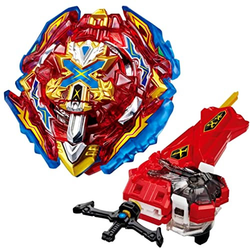 Elrozo B-200 Xiphoid Xcalibur + Launcher Kreisel für Beyblade Burst Turbo Evolution Surge Arena