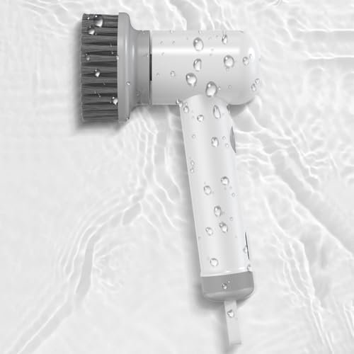 Cepillo de limpieza eléctrico giratorio, cepillo inalámbrico multifuncional para cocina y baño, cepillo de limpieza eléctrico de mano multifuncional