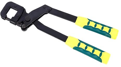 Pinza crimpatrice in metallo con manico ergonomico, morsetto in acciaio per operazioni facili nella costruzione di cartongesso e cartongesso