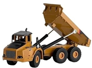 1:50 Escavatore Auto con cassone ribaltabile Camion cingolato Bulldozer in lega Auto da costruzione Trattore Giocattolo Modello in metallo Veicolo Modello in Lega Mini Modello di Veicolo(Truck)