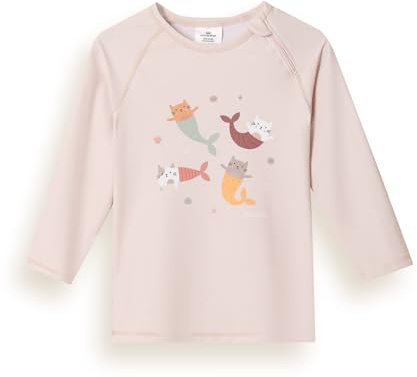 Monnëka T-Shirt de Bain Manches Longues UV50+ Bébés et Enfants | T-shirt de bain manches longues avec UV50+ et certification Oeko-Tex. Séchage rapide, confortable et sûr.