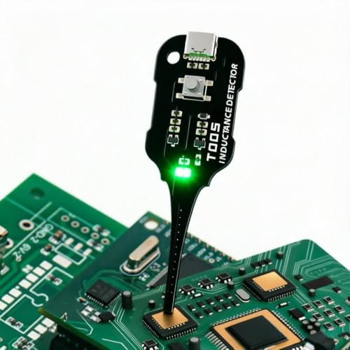 ZAMETTER Tester Induttori Circuito Portatile Tester di Induttanza per Induttori Tester Bobina Scheda Madre Induttanza Rilevatore di Test per Riparazione PCB Manutenzione Elettronica